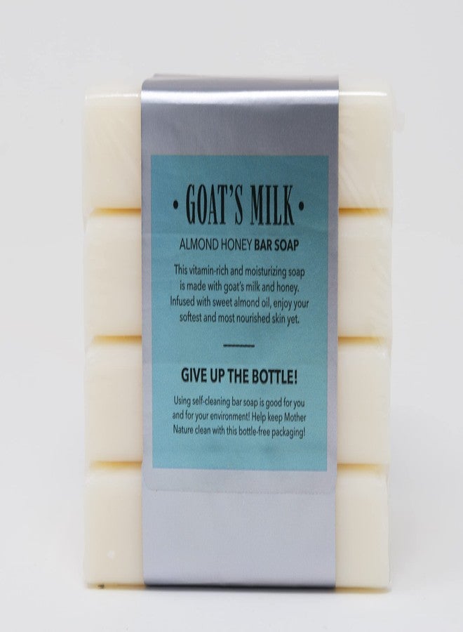 Olivia Care Goat's Milk Organic Bar Soap 4 Pack of 5 oz Bars Made in the USA (Almond Honey) - Image 5